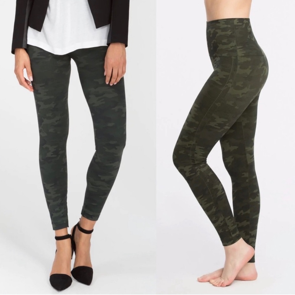 Spanx Look At Me Now Camo Leggings SP